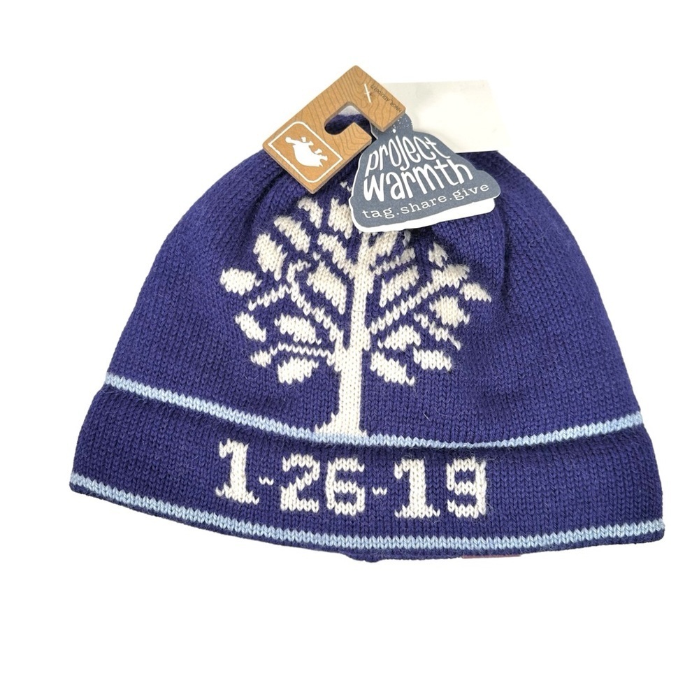TURTLE FUR Wool Knit Fleece-Lined Beanie